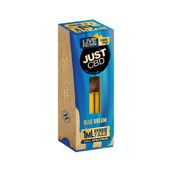 Just CBD Full Spectrum Live Resin 1000mg Signature Cartridges - 1ml - www.justgovape.co.uk