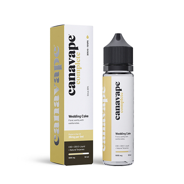 Canavape 1800mg Full-Spectrum CBD + CBG E-liquid 50ml (30VG/70PG) - www.justgovape.co.uk