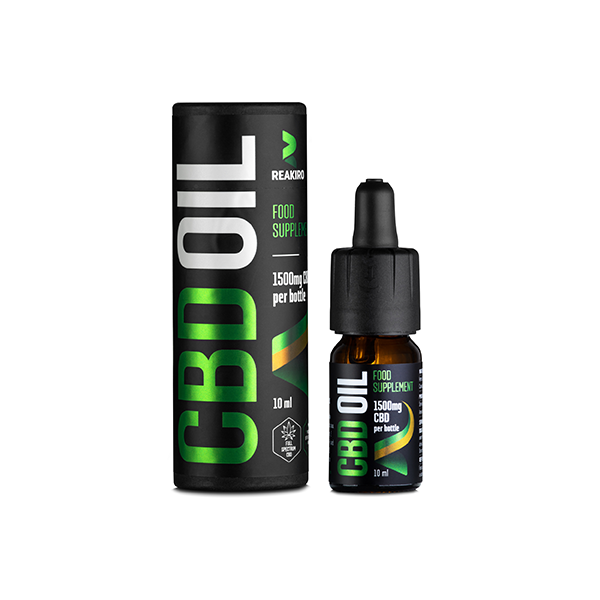 Reakiro 1500mg CBD Oil 15% Full Spectrum - 10ml (BUY 1 GET 1 FREE) - www.justgovape.co.uk