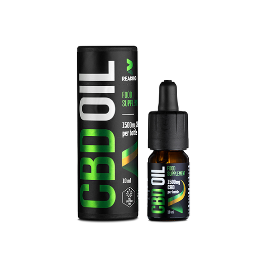 Reakiro 1500mg CBD Oil 15% Full Spectrum - 10ml (BUY 1 GET 1 FREE) - www.justgovape.co.uk