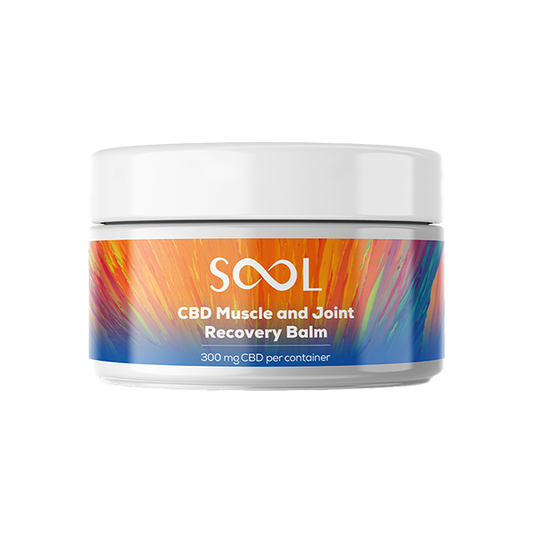 SOOL 300mg CBD Muscle & Joint Recovery Balm 50ml (BUY 1 GET 1 FREE) - www.justgovape.co.uk