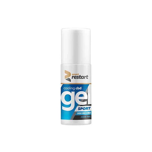 Smart Restart 500mg CBD Muscle Relief Cooling Gel 100ml (BUY 1 GET 1 FREE) - www.justgovape.co.uk