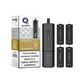 20mg Quadro 2.4K Pod Vape Kit Black Series 2400 Puffs - www.justgovape.co.uk