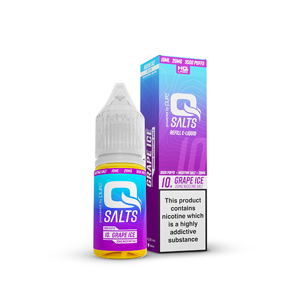 10mg Q Salts Nic Salts 10ml (50VG/50PG) - www.justgovape.co.uk