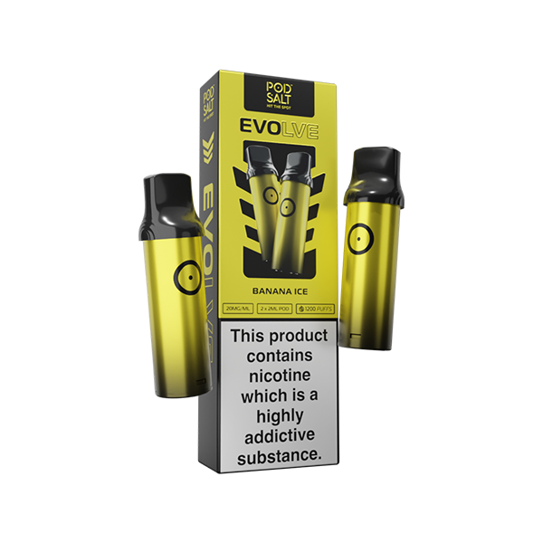 20mg Pod Salt Evolve Pods 2ml - 600 Puffs - www.justgovape.co.uk