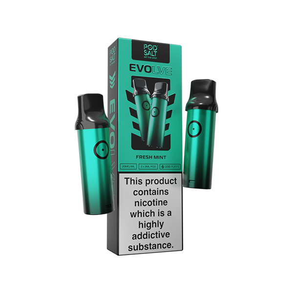 20mg Pod Salt Evolve Pods 2ml - 600 Puffs - www.justgovape.co.uk