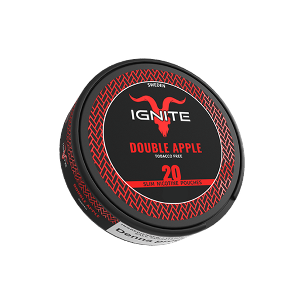 20mg Ignite Double Apple Slim Nicotine Pouches - 20 Pouches - www.justgovape.co.uk