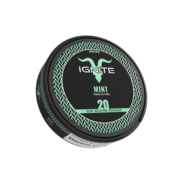 20mg Ignite Mint Slim Nicotine Pouches - 20 Pouches - www.justgovape.co.uk