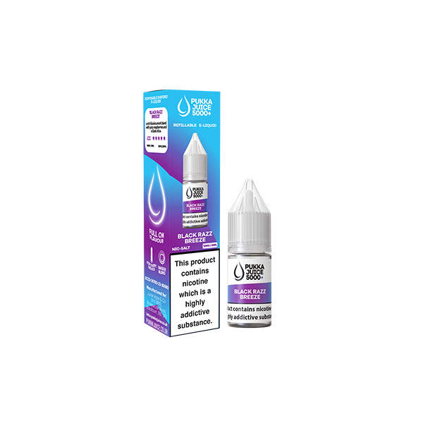 10mg Pukka Juice 5000+ 10ml Nic Salt (50VG/50PG) - www.justgovape.co.uk