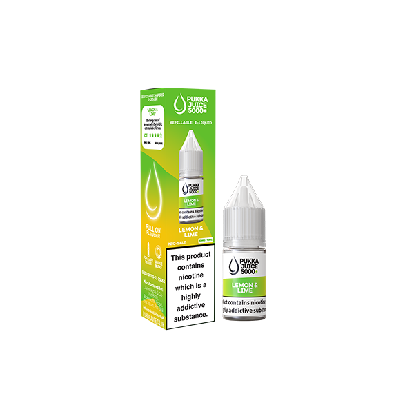 10mg Pukka Juice 5000+ 10ml Nic Salt (50VG/50PG) - www.justgovape.co.uk