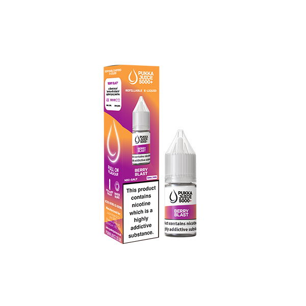 10mg Pukka Juice 5000+ 10ml Nic Salt (50VG/50PG) - www.justgovape.co.uk