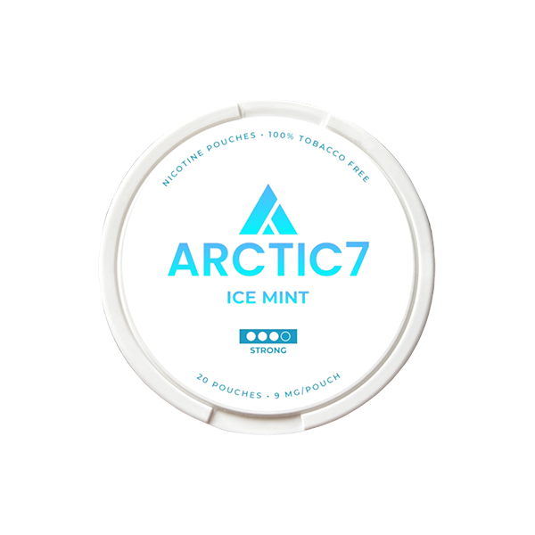 9mg Arctic7 Ice Mint Slim Nicotine Pouches - 20 Pouches - www.justgovape.co.uk