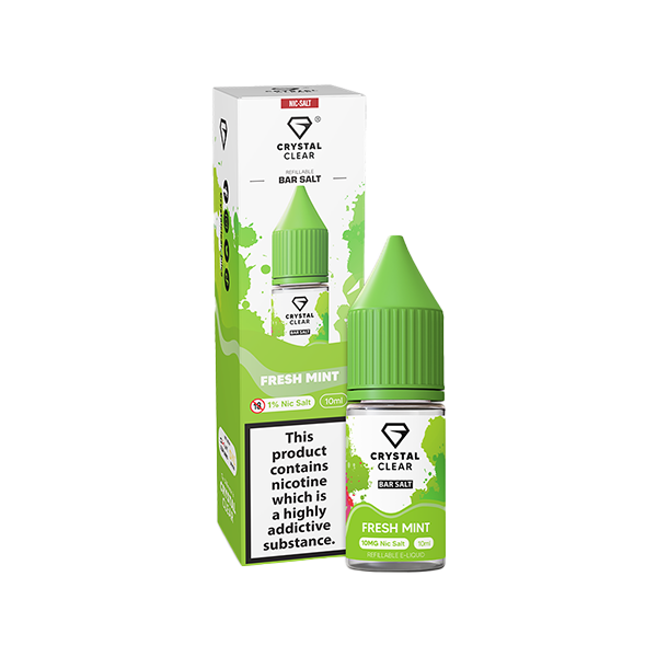 10mg Crystal Clear Nic Salt 10ml (50VG/50PG) - www.justgovape.co.uk