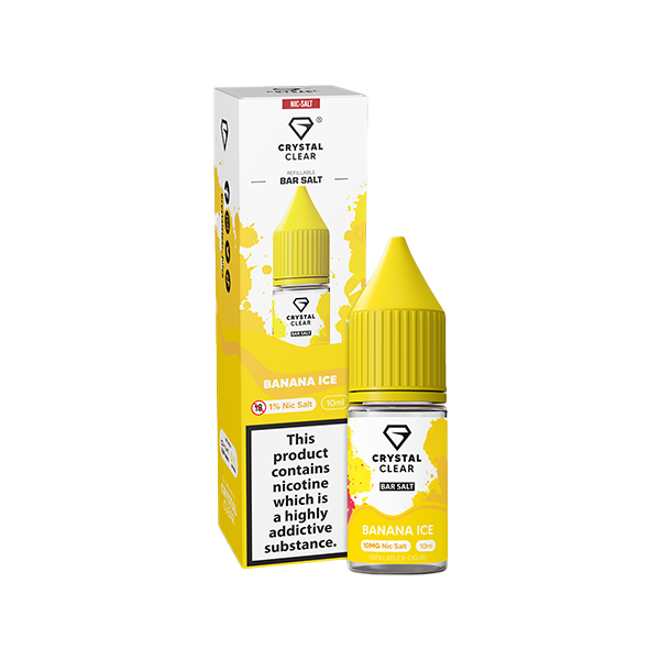 10mg Crystal Clear Nic Salt 10ml (50VG/50PG) - www.justgovape.co.uk