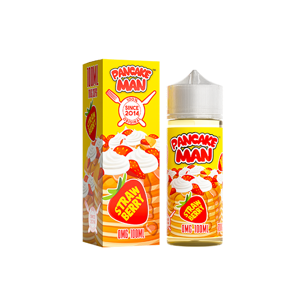 0mg Pancake Man 100ml Shortfill (70VG/30PG) - www.justgovape.co.uk