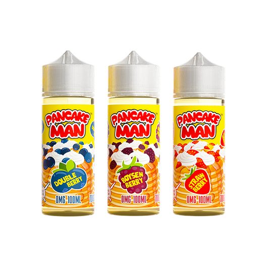 0mg Pancake Man 100ml Shortfill (70VG/30PG) - www.justgovape.co.uk