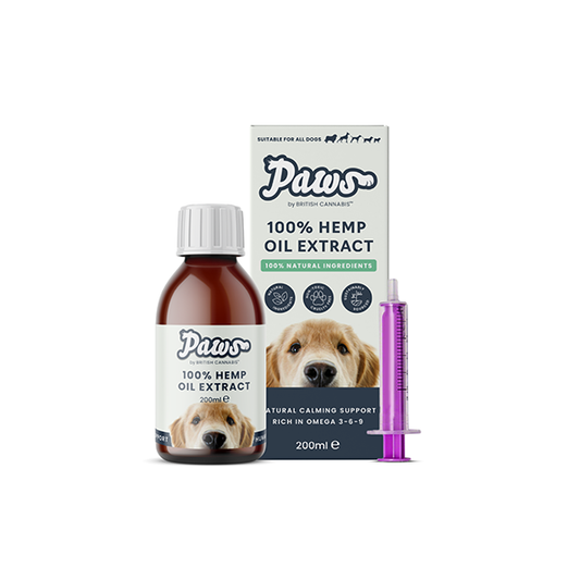 Paws 100% Hemp Oil Extract For Dogs - 200ml - www.justgovape.co.uk