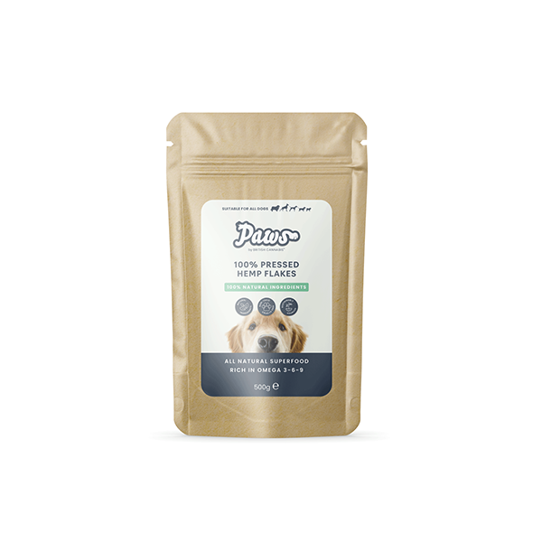 Paws 100% Pressed Hemp Flakes - 500g - www.justgovape.co.uk