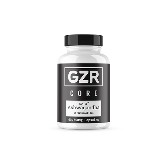 GZR 750mg KSM-66 Ashwagandha Capsules - 60 Capsules