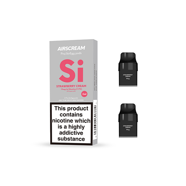 19mg Air Scream Air Egg Pods 2PCS 1.2Ω 2ml - www.justgovape.co.uk