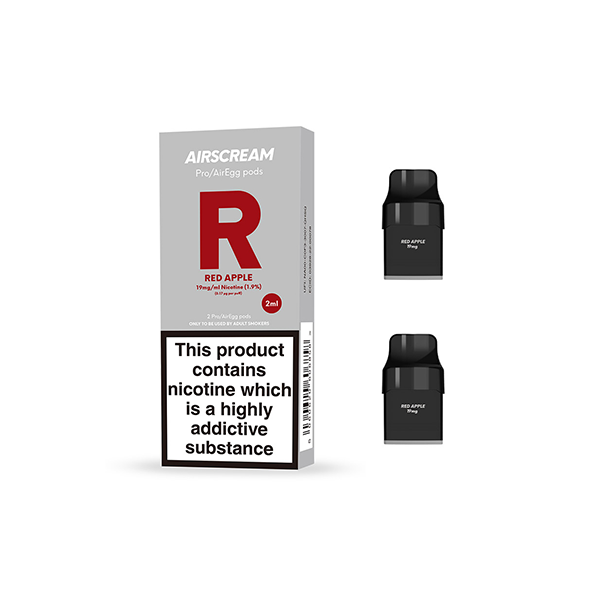 19mg Air Scream Air Egg Pods 2PCS 1.2Ω 2ml - www.justgovape.co.uk