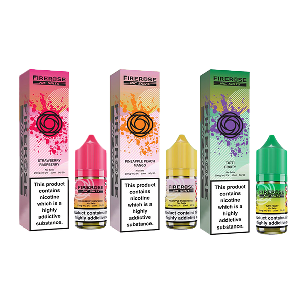 10mg Elux Firerose 5000 Nic salts 10ml (50VG/50PG) - www.justgovape.co.uk