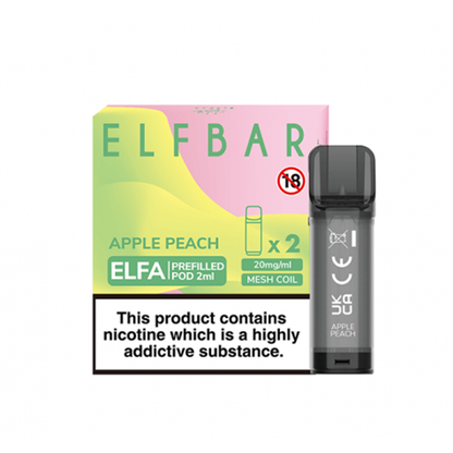 EXPIRED:: ELF Bar ELFA 20mg Replacement Prefilled Pods - 2ml - www.justgovape.co.uk