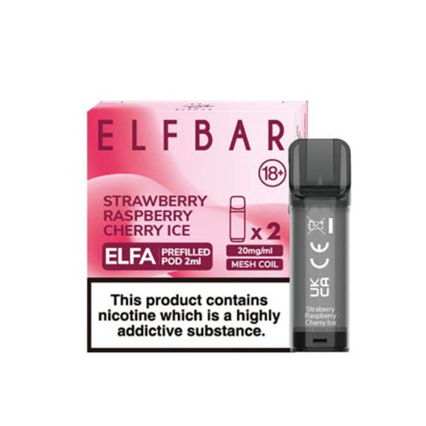 EXPIRED:: ELF Bar ELFA 20mg Replacement Prefilled Pods - 2ml - www.justgovape.co.uk