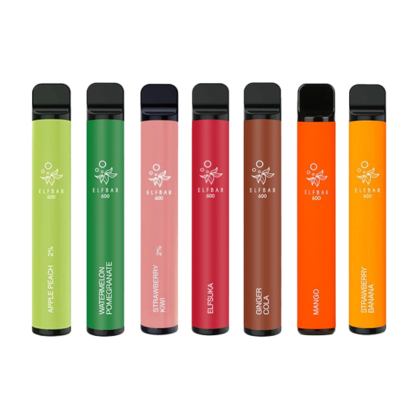 Expired :: 20mg ELF Bar Disposable Vape 600 Puffs - www.justgovape.co.uk