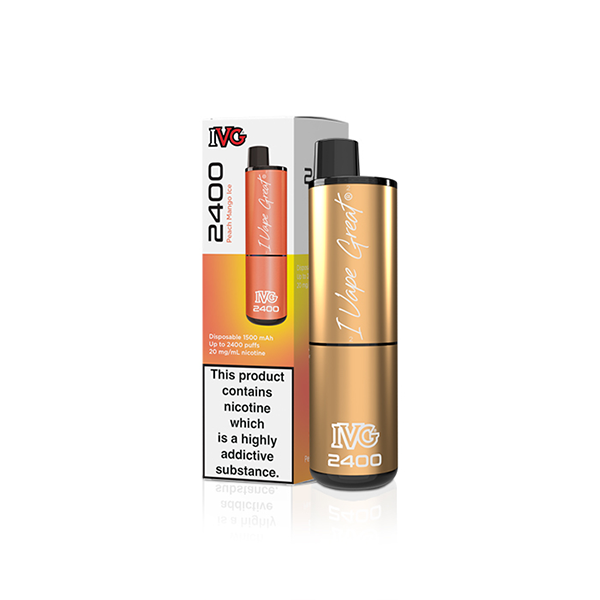 20mg I VG 2400 Disposable Vapes 2400 Puffs - www.justgovape.co.uk