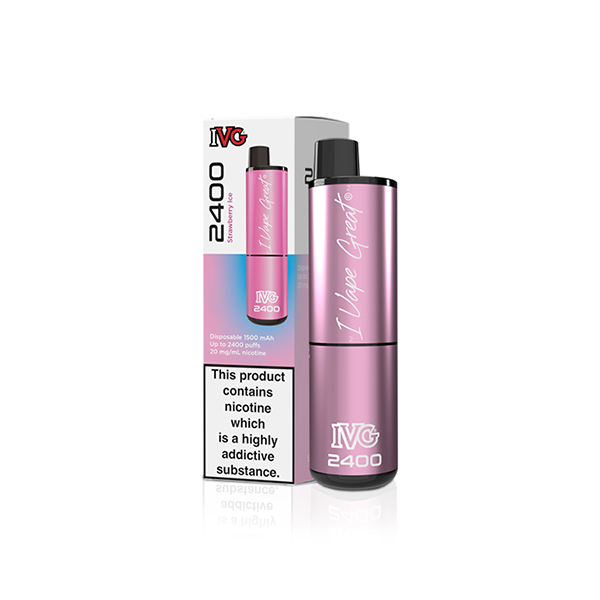 20mg I VG 2400 Disposable Vapes 2400 Puffs - www.justgovape.co.uk