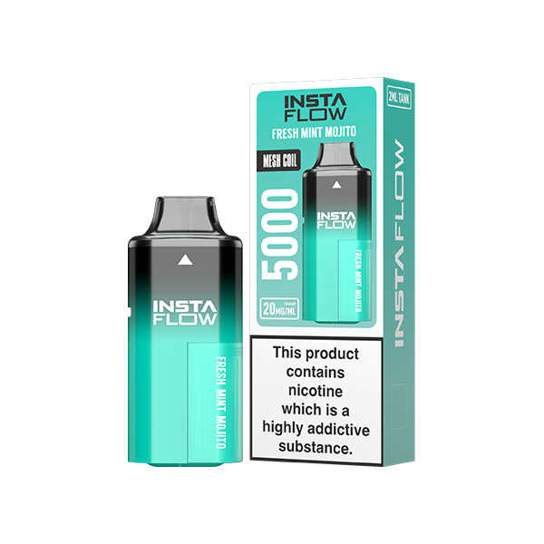 20mg Instaflow 5000 Disposable Rechargeable Vape Kit 5000 Puffs - www.justgovape.co.uk