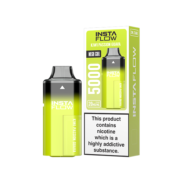 20mg Instaflow 5000 Disposable Rechargeable Vape Kit 5000 Puffs - www.justgovape.co.uk