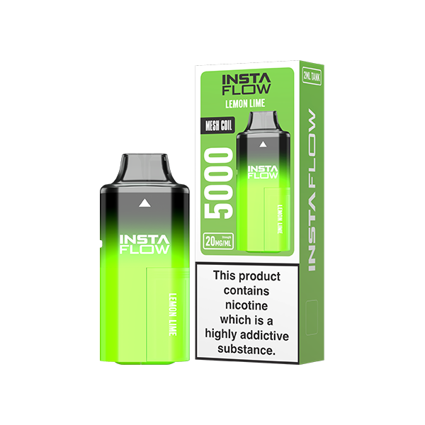 20mg Instaflow 5000 Disposable Rechargeable Vape Kit 5000 Puffs - www.justgovape.co.uk