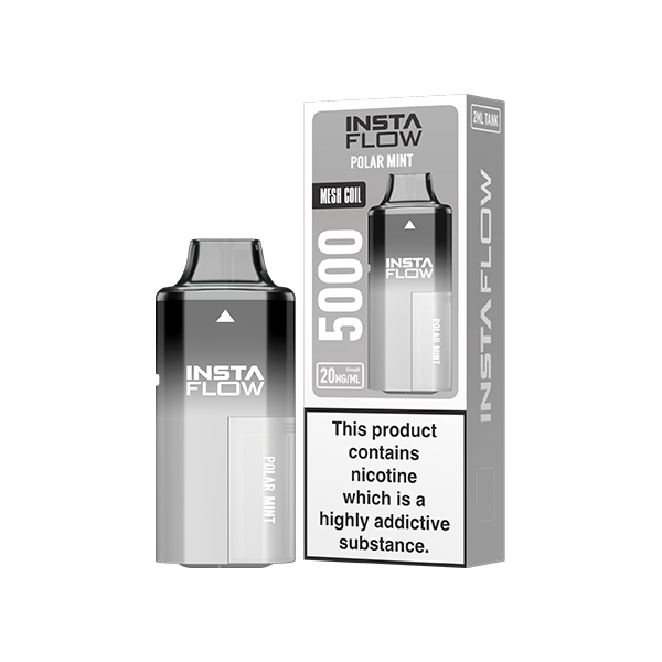 20mg Instaflow 5000 Disposable Rechargeable Vape Kit 5000 Puffs - www.justgovape.co.uk