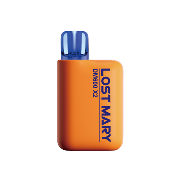 20mg Lost Mary DM600 X2 Disposable Pod Kit 1200 Puffs - Twin Pack - www.justgovape.co.uk