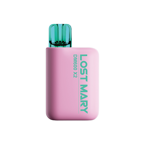 20mg Lost Mary DM600 X2 Disposable Pod Kit 1200 Puffs - Twin Pack - www.justgovape.co.uk