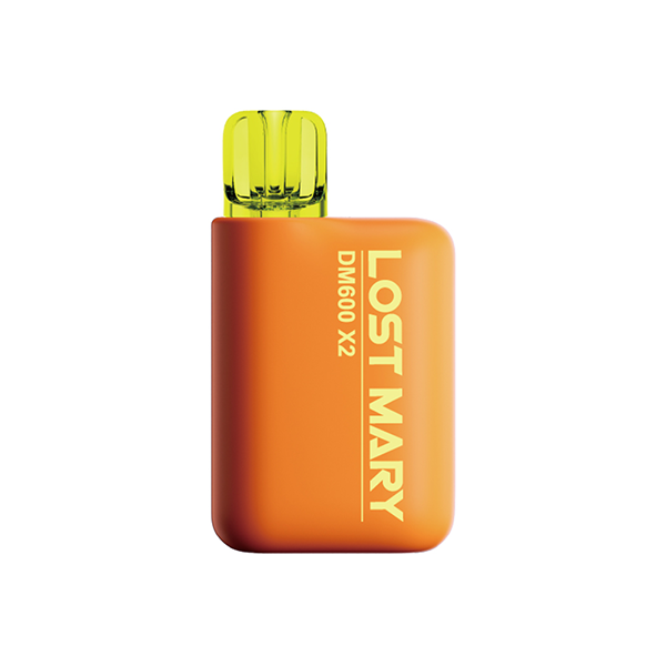 20mg Lost Mary DM600 X2 Disposable Pod Kit 1200 Puffs - Twin Pack - www.justgovape.co.uk