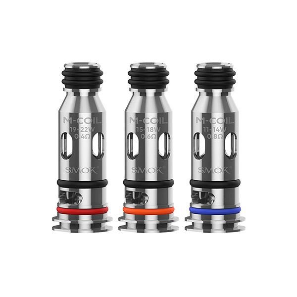 SMOK M Coils Five Pack (0.4Ohm/0.6Ohm/0.8Ohm) - www.justgovape.co.uk