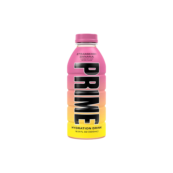 PRIME Hydration USA Strawberry Banana Sports Drink 500ml - www.justgovape.co.uk