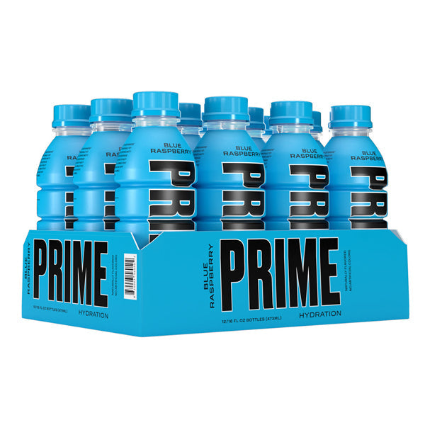 PRIME Hydration Blue Raspberry Sports Drink 500ml - www.justgovape.co.uk