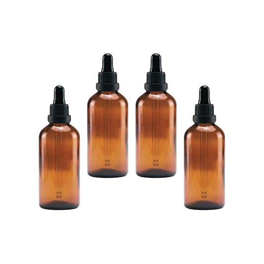 Bulk Amber Glass Tincture Bottles 100ml