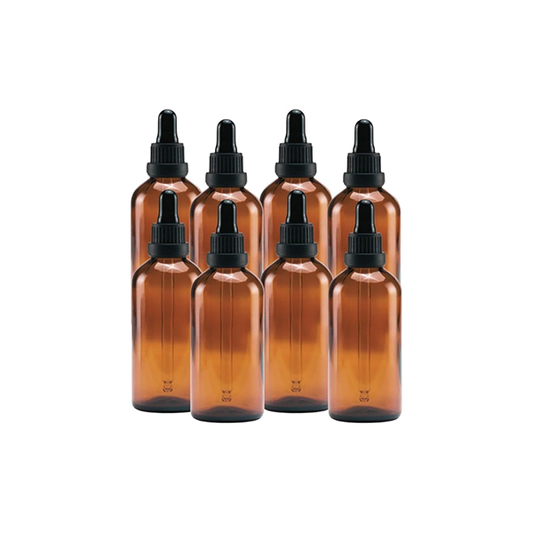 Bulk Amber Glass Tincture Bottles 100ml