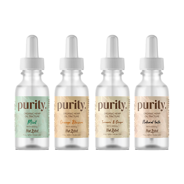 Purity 600mg Full-Spectrum High Potency CBD Olive Oil 30ml - www.justgovape.co.uk