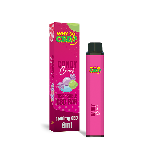 Why So CBD? 1500mg CBD Broad Spectrum Disposable Vape - 8ml - www.justgovape.co.uk