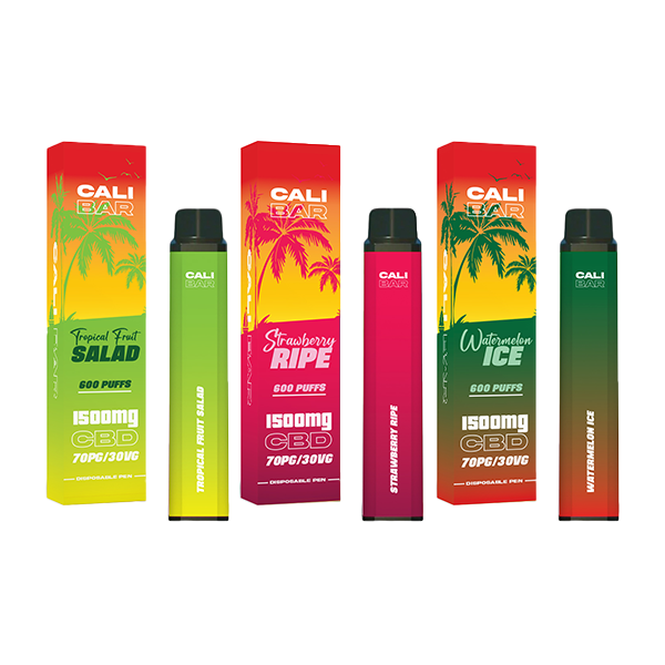 Cali Co 1500mg CBD Disposable Vape - 3000 puffs - www.justgovape.co.uk