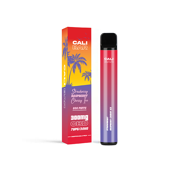 CALI BAR C600 300mg CBD Disposable Vape Device 600 Puffs - www.justgovape.co.uk