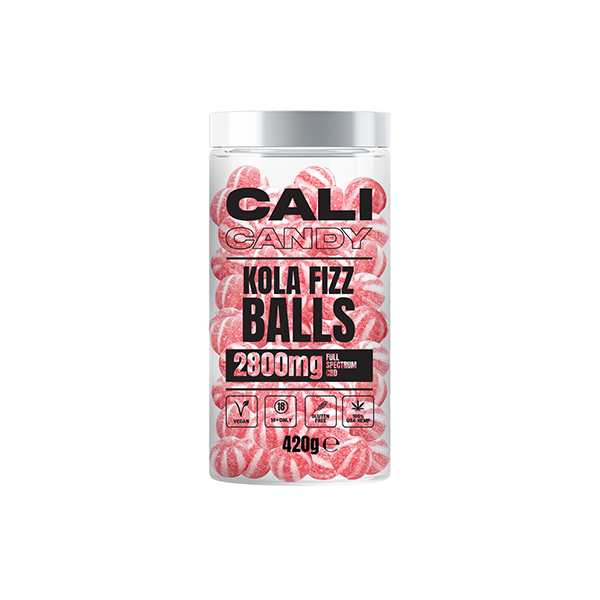 CALI CANDY MAX 2800mg Full Spectrum CBD Vegan Sweets  - 10 Flavours - www.justgovape.co.uk