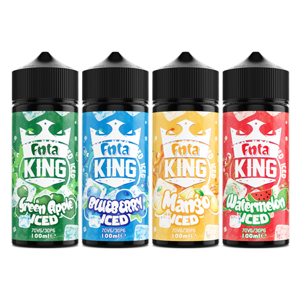 FNTA King Iced 100ml Shortfill 0mg (70VG/30PG) - www.justgovape.co.uk