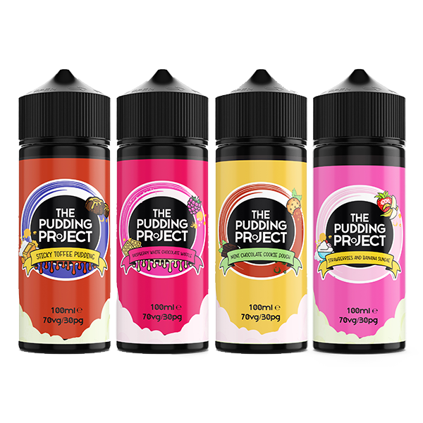 0mg Pudding Project E-liquid Shortfill 100ml (70VG/30PG) - www.justgovape.co.uk